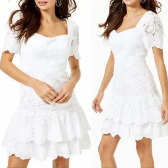 Lily Pulitzer Restor White Booni Dress - Picture 2 of 10